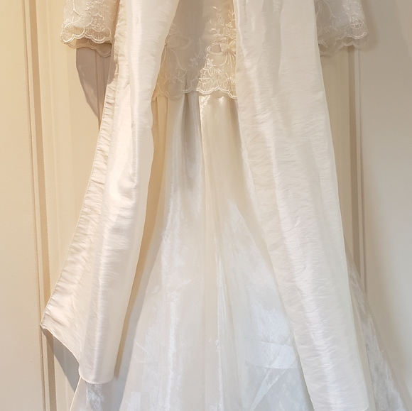 Ethos off-white dress, size 10-12 - Picture 3 of 4